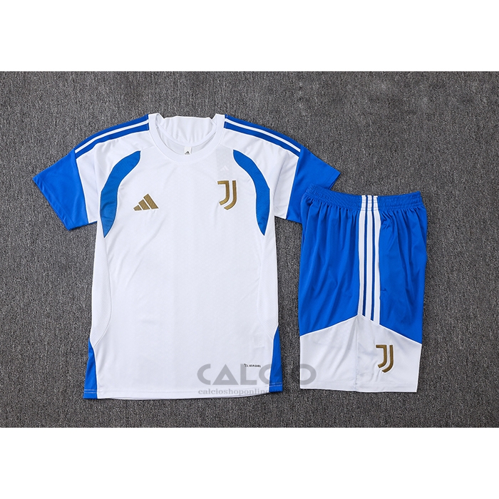 Tuta da Track Juventus Manica Corta 2026-2027 Bianco - Pantaloncini